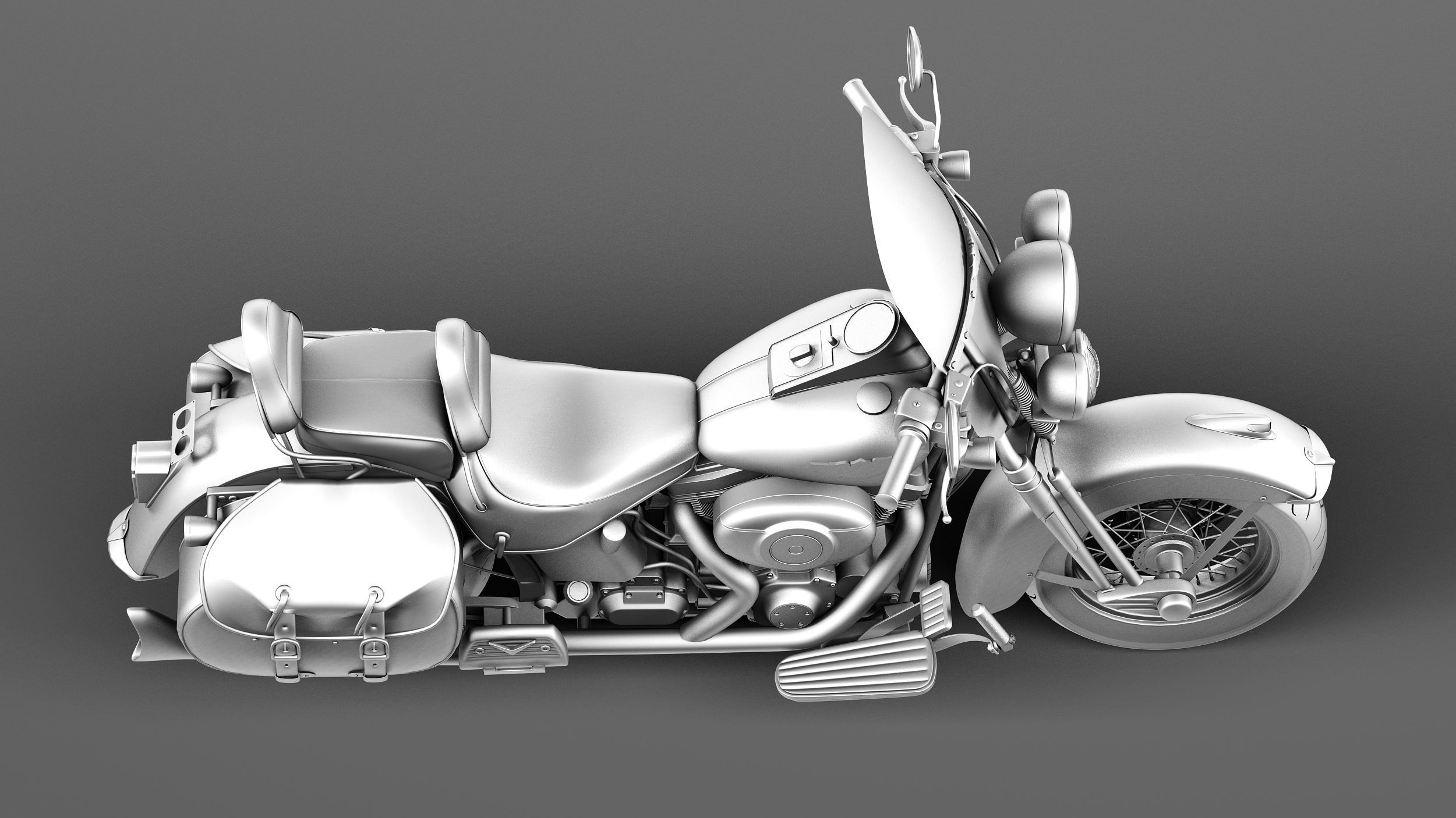 Harley-Davidson Springer FLSTS Heritage 2013 3D model_15