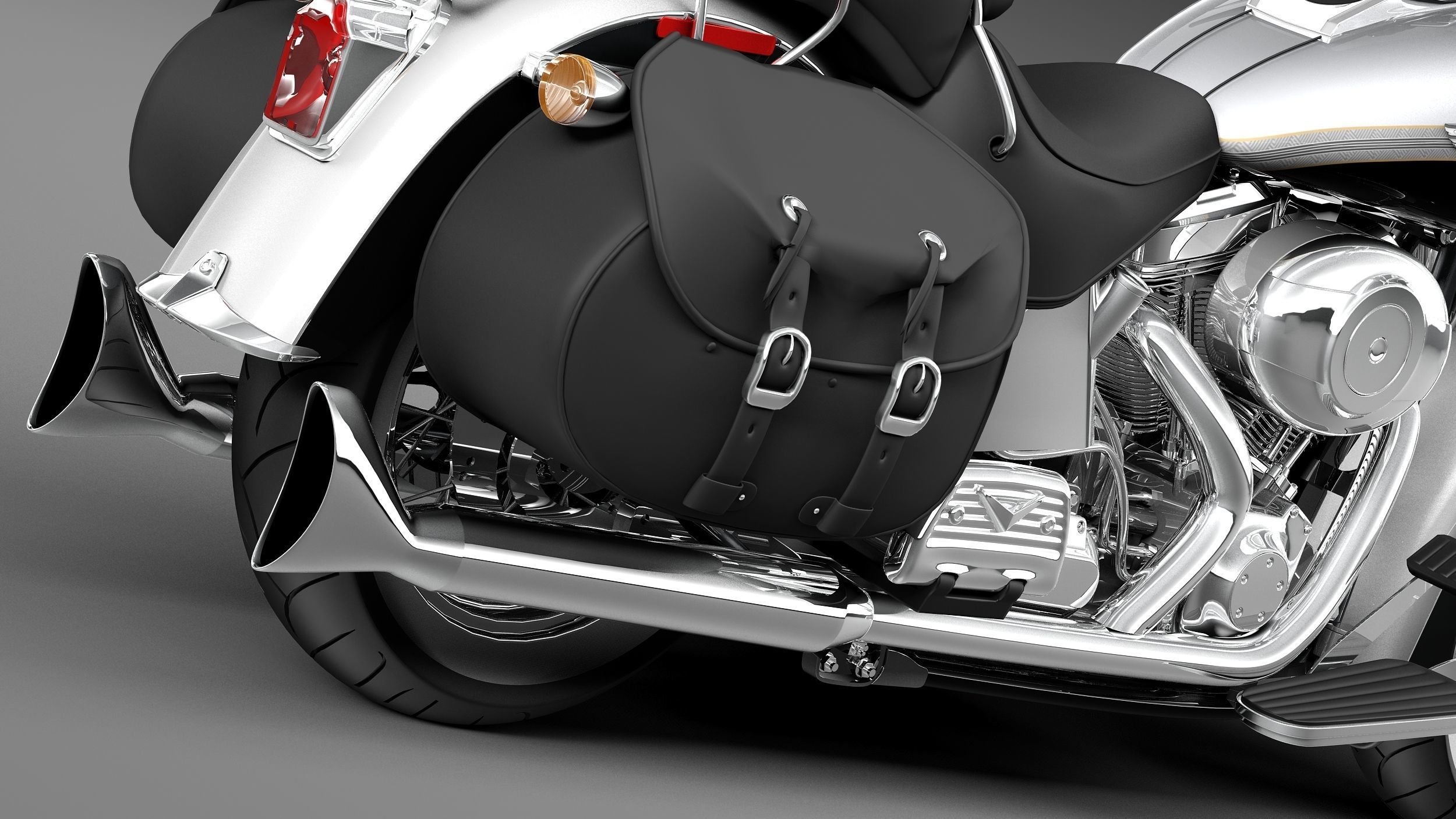 Harley-Davidson Springer FLSTS Heritage 2013 3D model_3