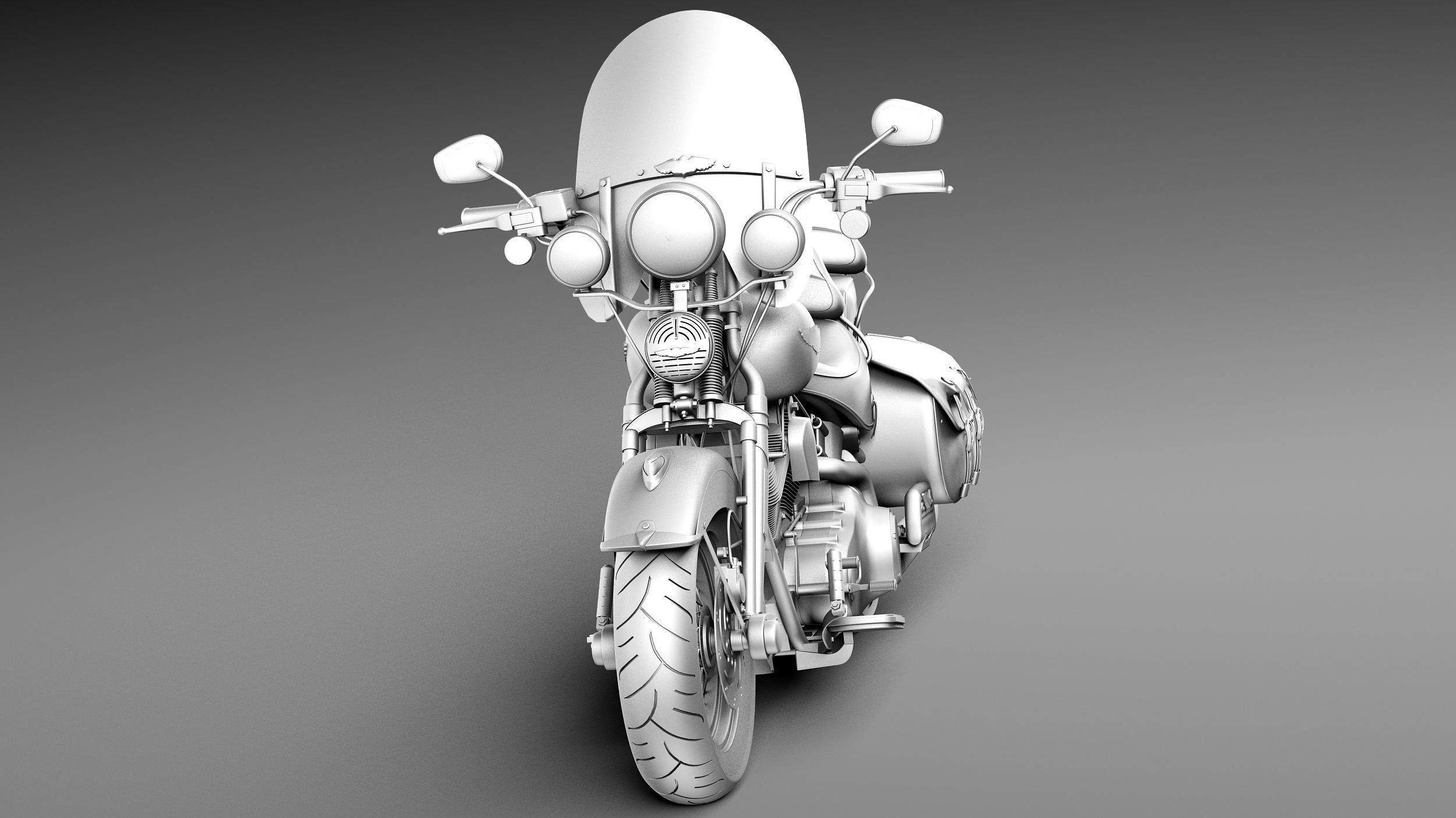 Harley-Davidson Springer FLSTS Heritage 2013 3D model_9