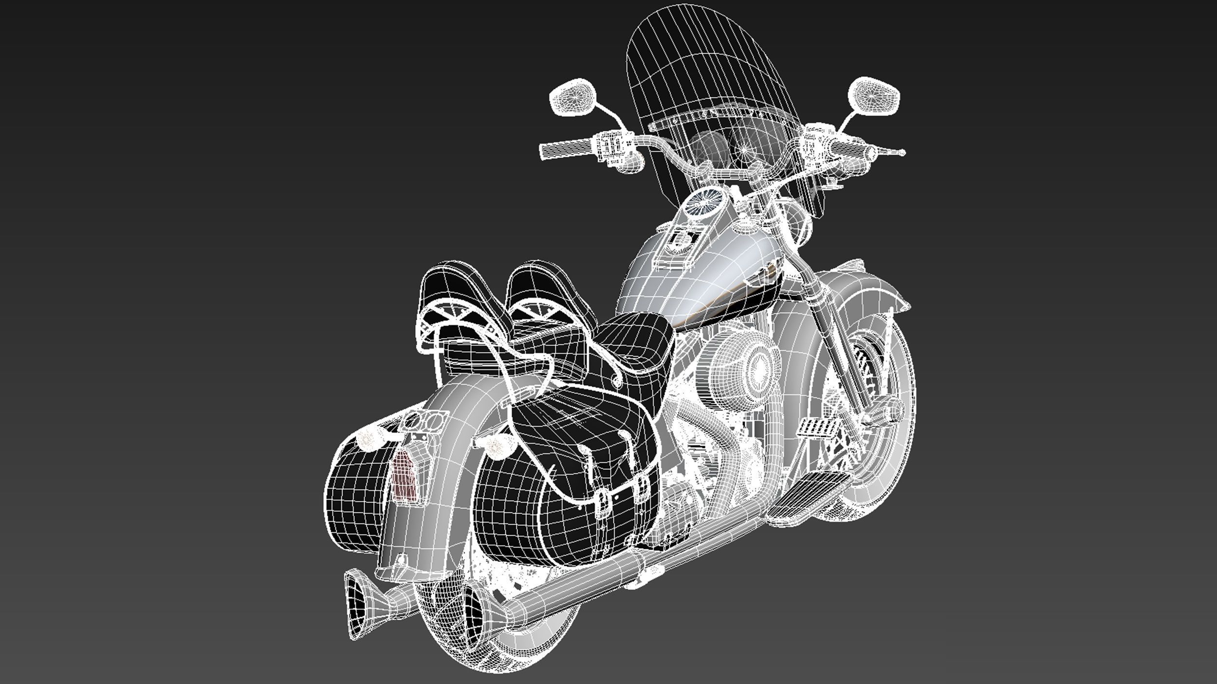 Harley-Davidson Springer FLSTS Heritage 2013 3D model_17