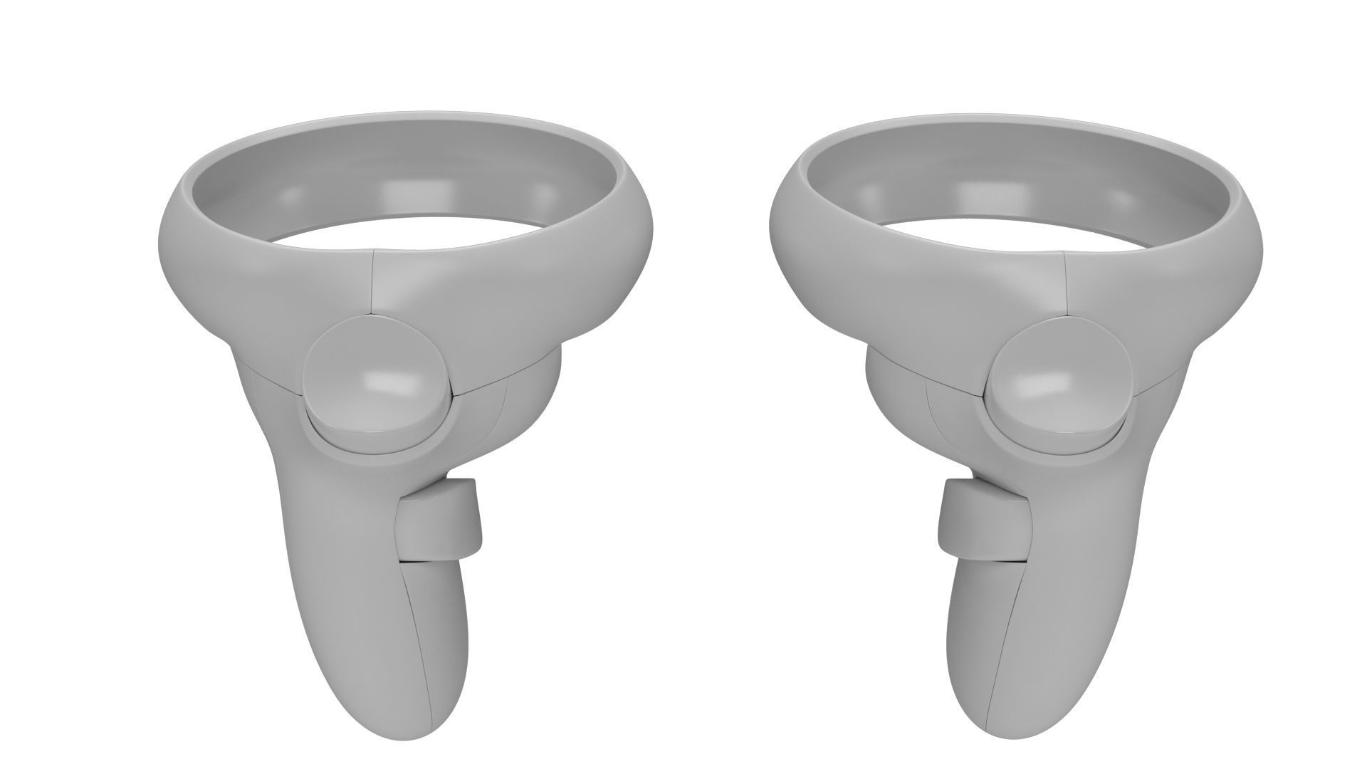 Oculus Quest 2 with Controllers 3D model_28