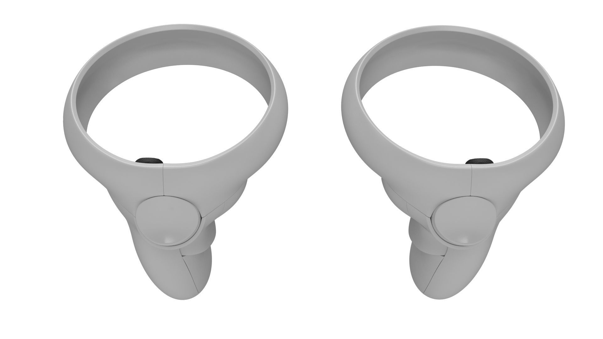 Oculus Quest 2 with Controllers 3D model_29