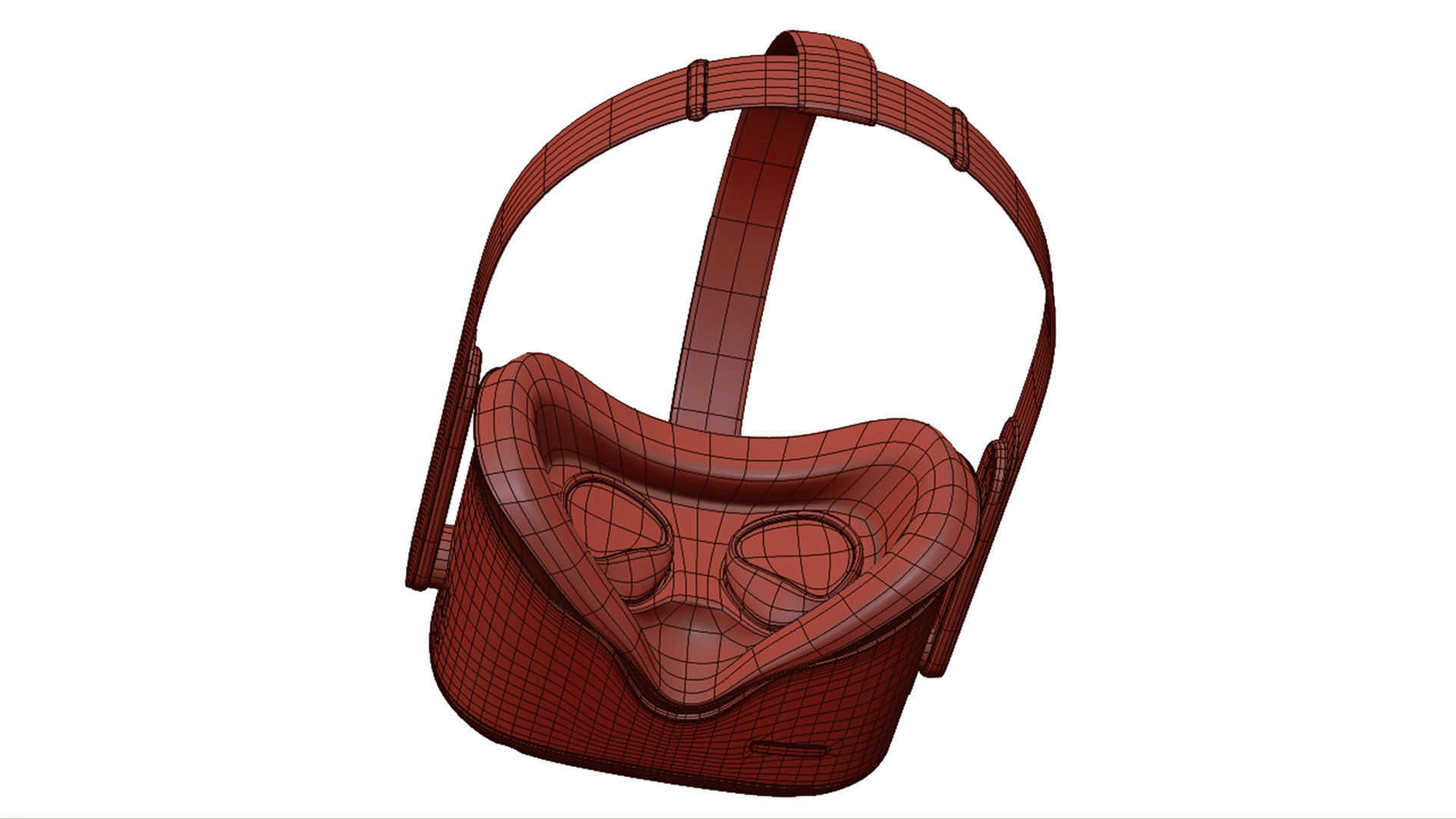 Oculus Quest 2 with Controllers 3D model_23