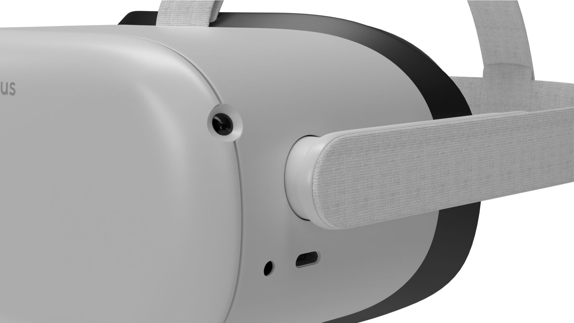 Oculus Quest 2 with Controllers 3D model_13