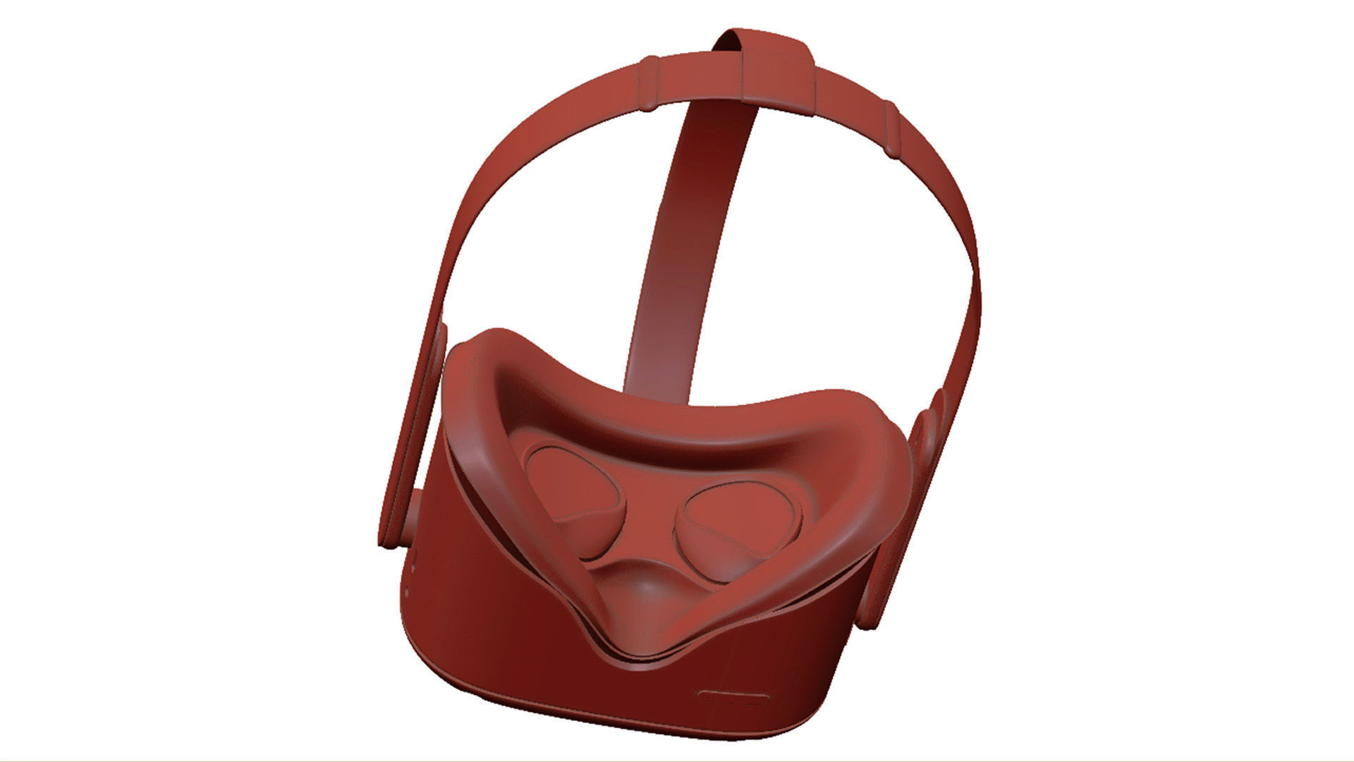 Oculus Quest 2 with Controllers 3D model_22