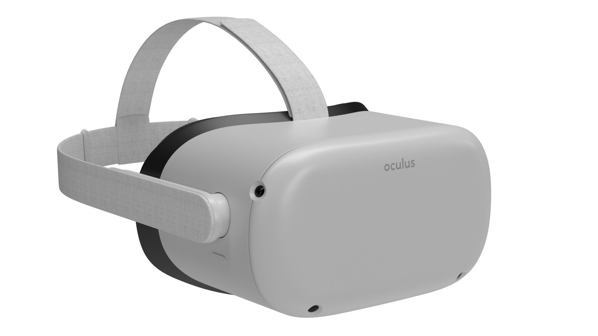 Oculus Quest 2 with Controllers 3D model_4