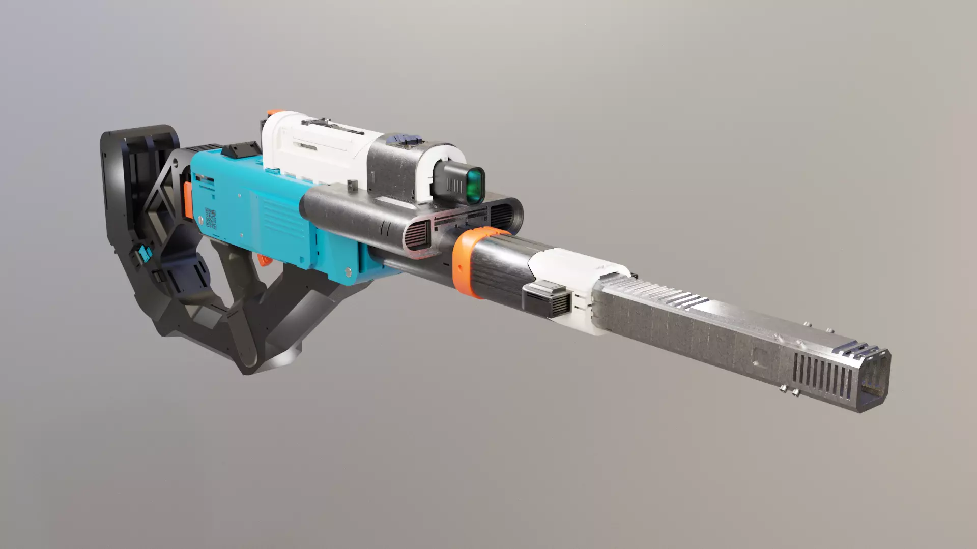 Sci-fi Rifle Free 3D model