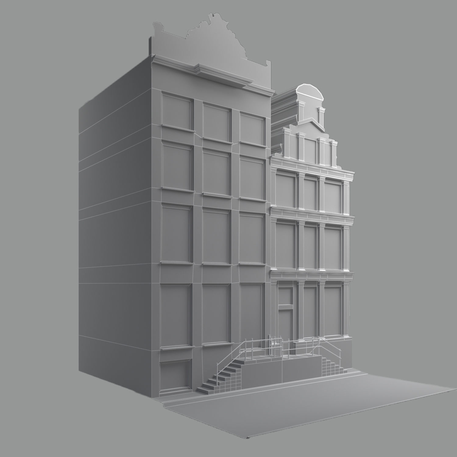 Building amsterdam 3D model_3