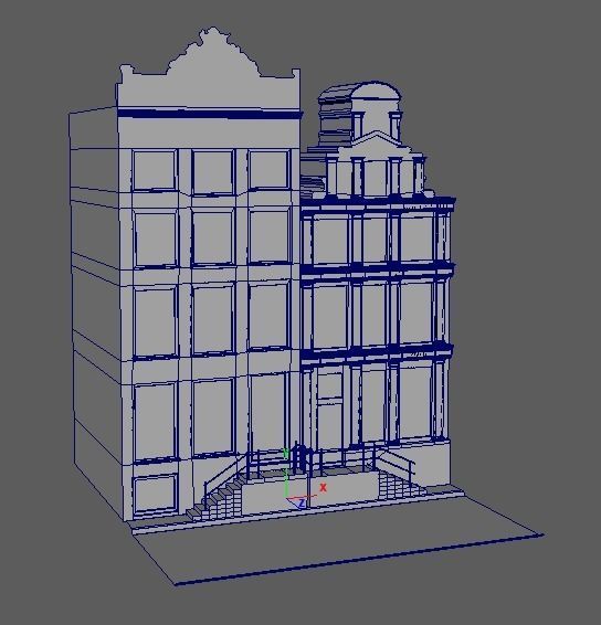 Building amsterdam 3D model_4