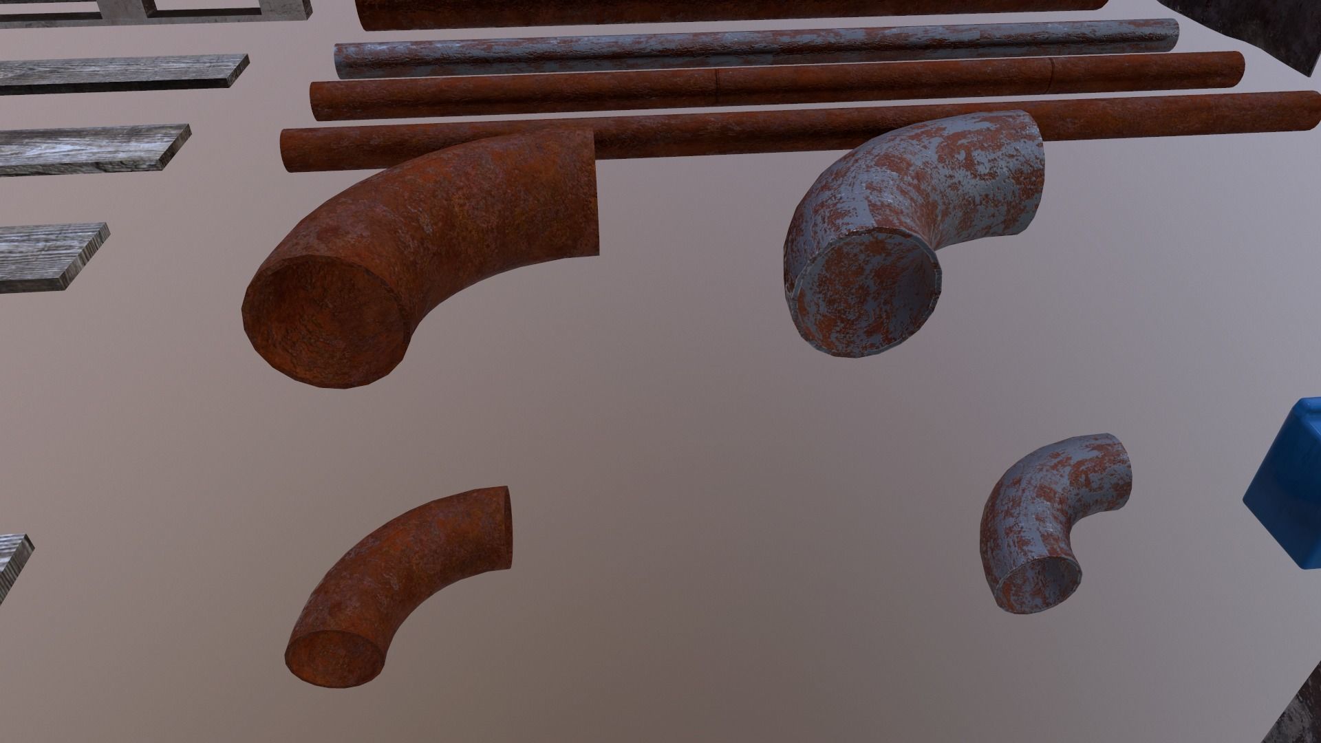 Industrial props pack Low-poly 3D model_7
