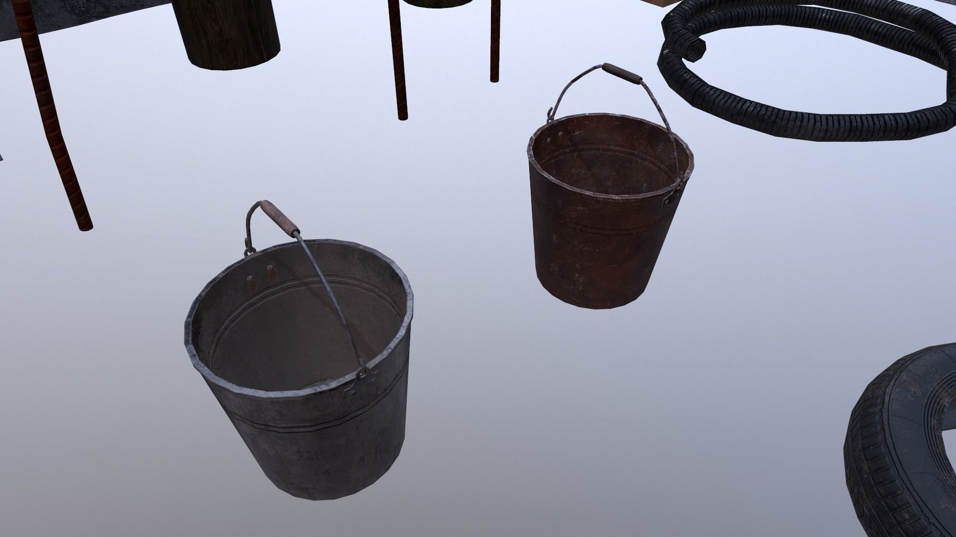 Industrial props pack Low-poly 3D model_17