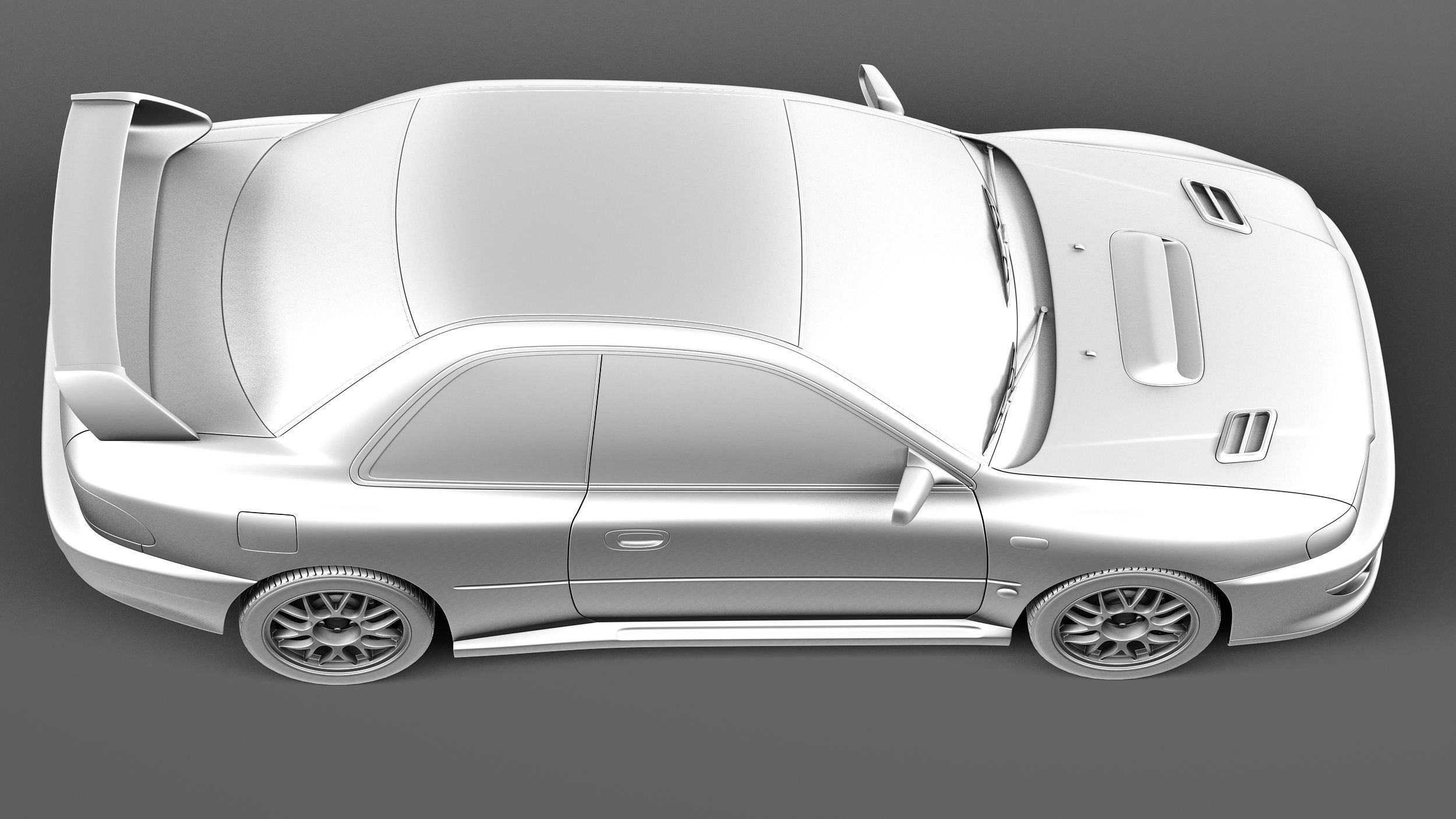 Subaru Impreza STi 22b 1993-2000 3D model_15