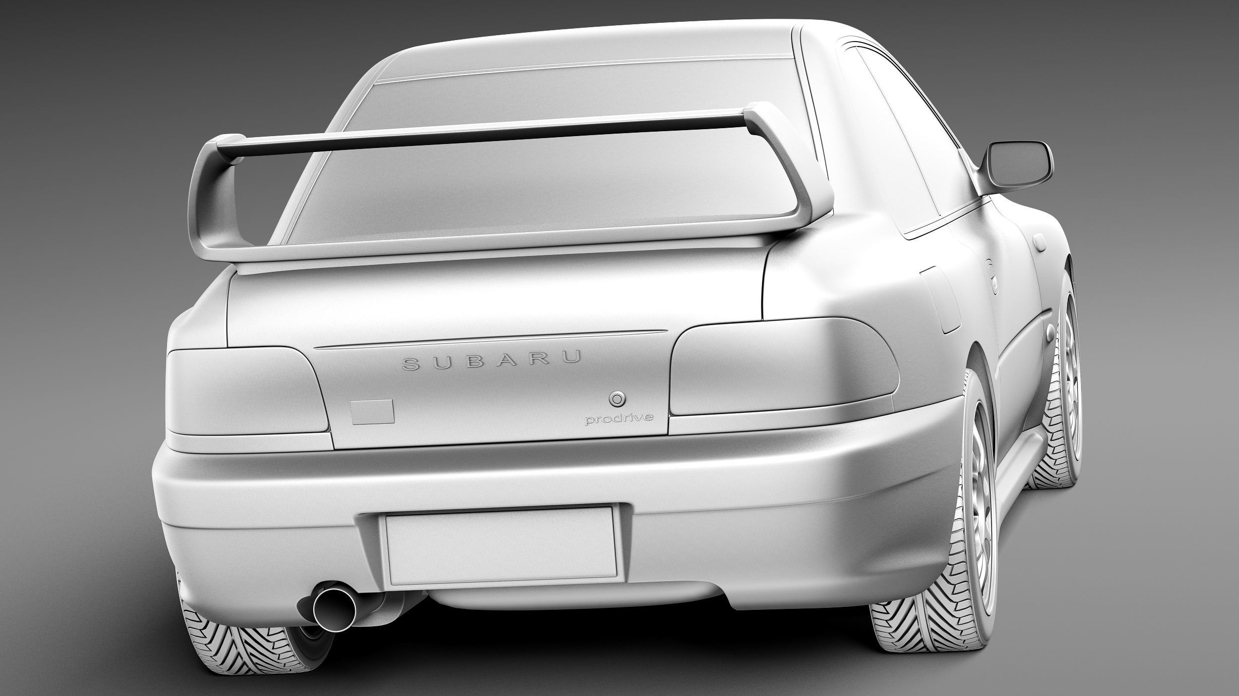 Subaru Impreza STi 22b 1993-2000 3D model_13
