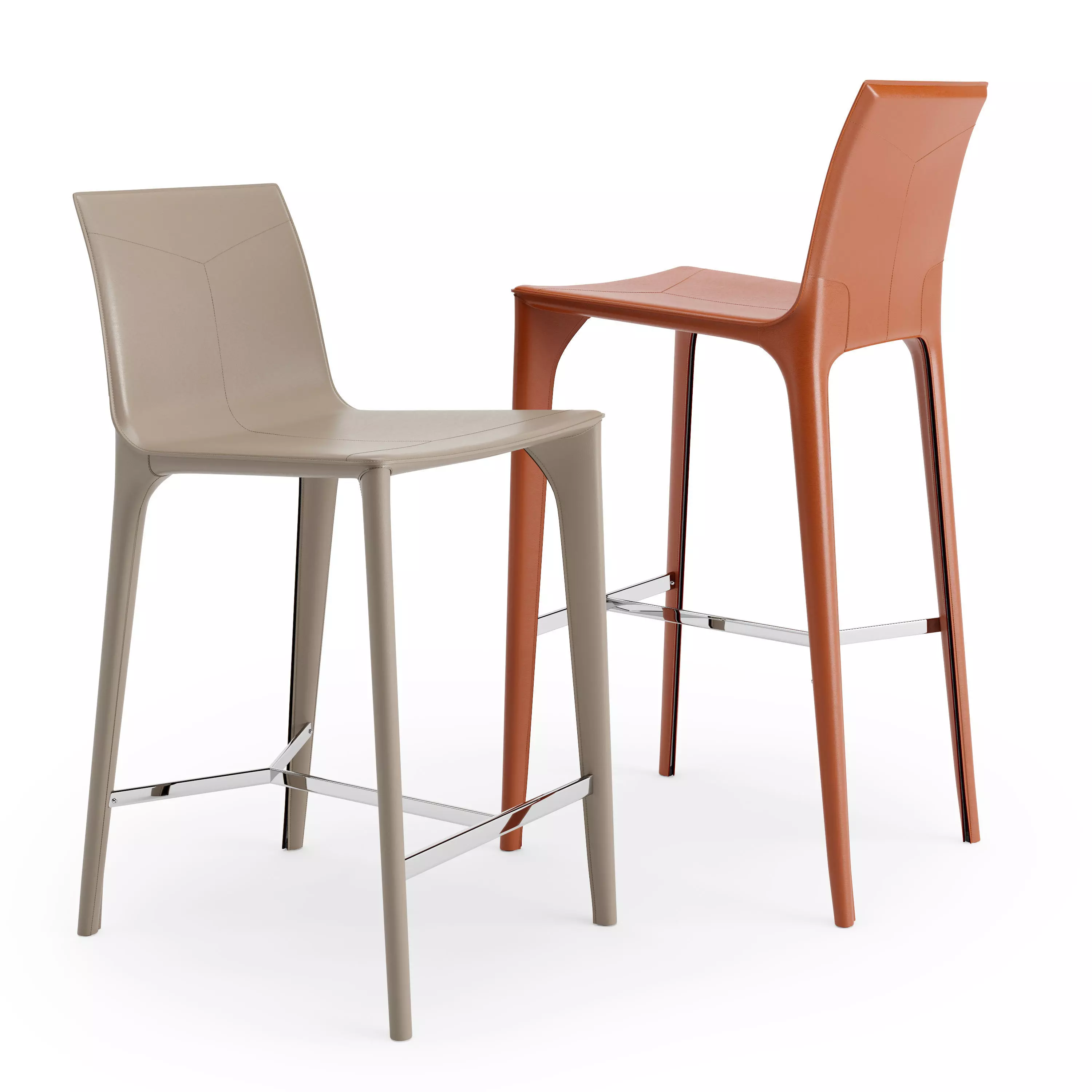 Holly Hunt Adriatic Bar and Counter Stool 3D model