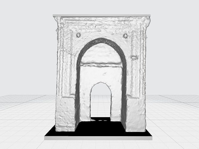 Historical Gate- Building Structure- 3d printer 3D print model