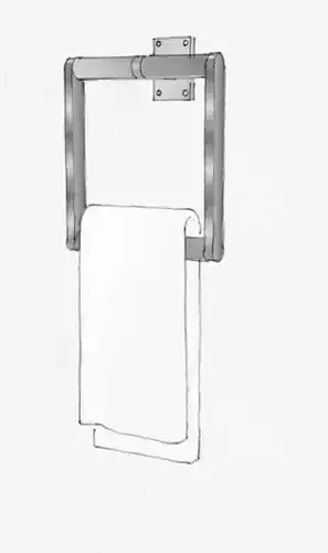 Restoration Hardware Lambeth Knurled Towel Ring