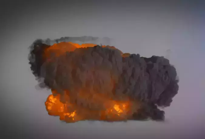fumefx4 Explosion 3D model
