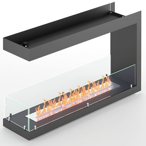 Biofireplace Luxfire 2 3D model