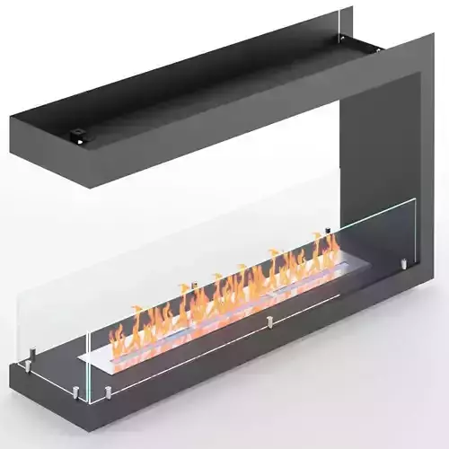 Biofireplace Luxfire 2 3D model