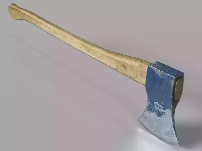 Realistic Ax worn-out