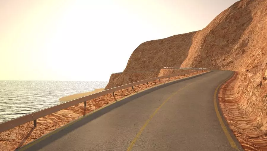 coast road 3D model