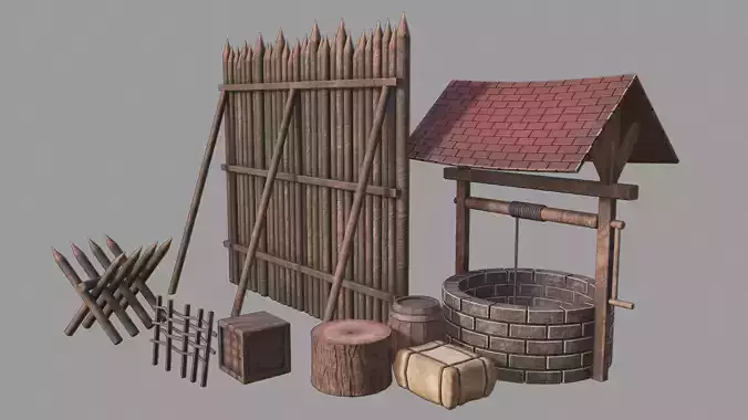 Medieval exterior assets