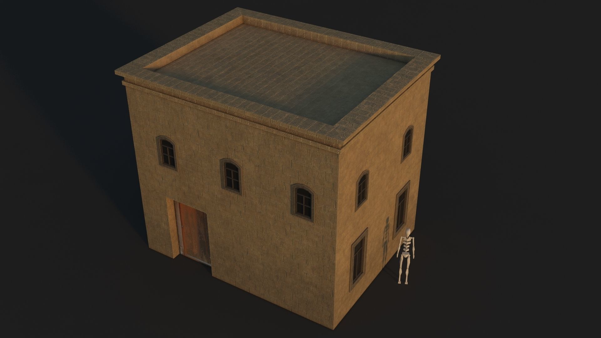 36 Mardin Old Houses Set Buildings 3D model Low-poly 3D model_22