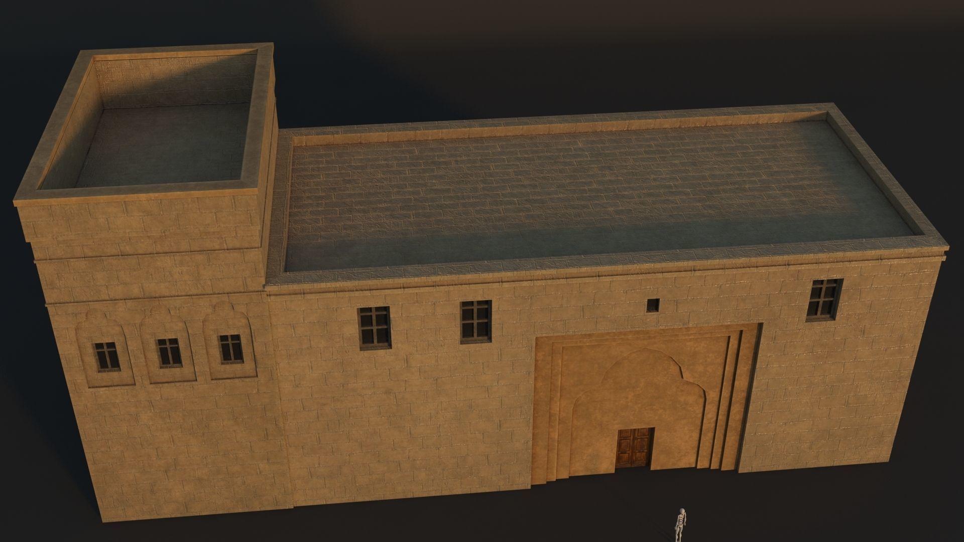 36 Mardin Old Houses Set Buildings 3D model Low-poly 3D model_64