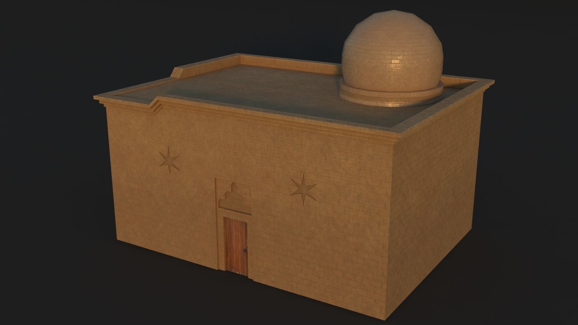 36 Mardin Old Houses Set Buildings 3D model Low-poly 3D model_118