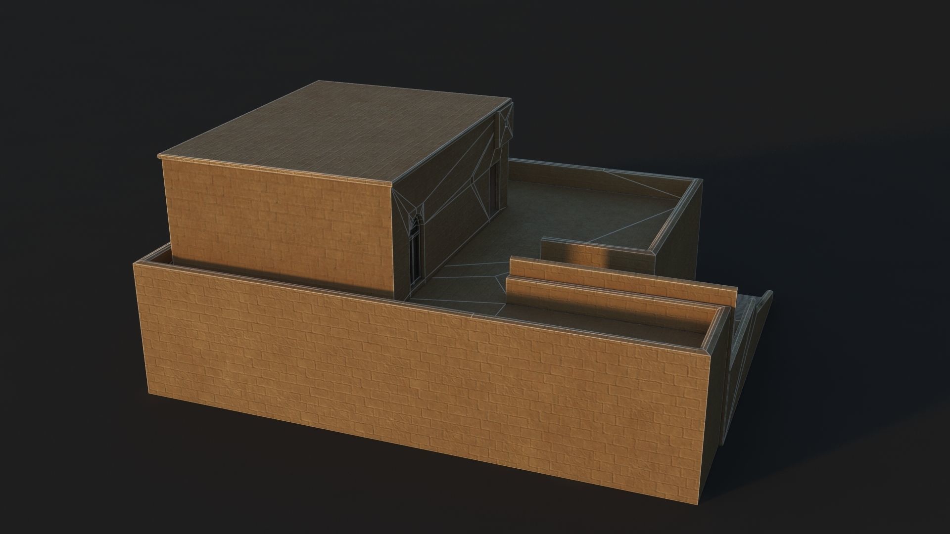 36 Mardin Old Houses Set Buildings 3D model Low-poly 3D model_132