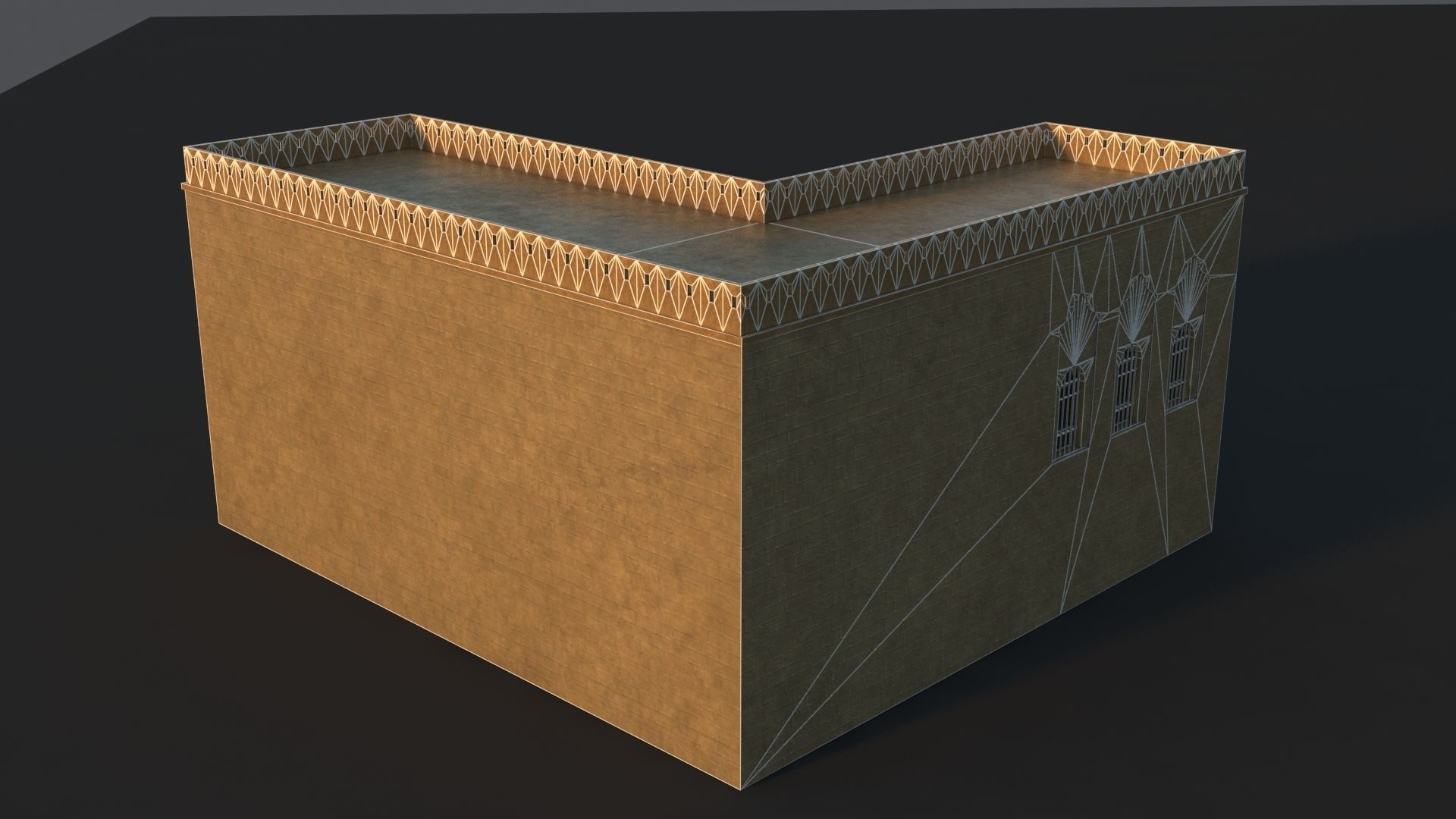 36 Mardin Old Houses Set Buildings 3D model Low-poly 3D model_102