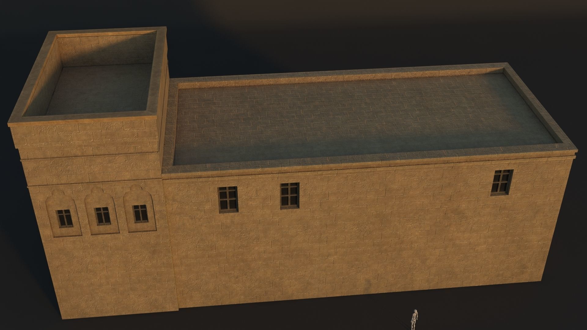 36 Mardin Old Houses Set Buildings 3D model Low-poly 3D model_67