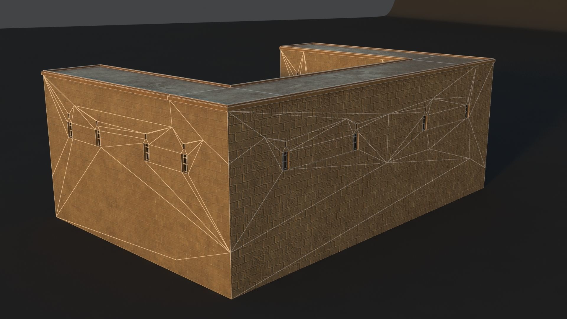 36 Mardin Old Houses Set Buildings 3D model Low-poly 3D model_57