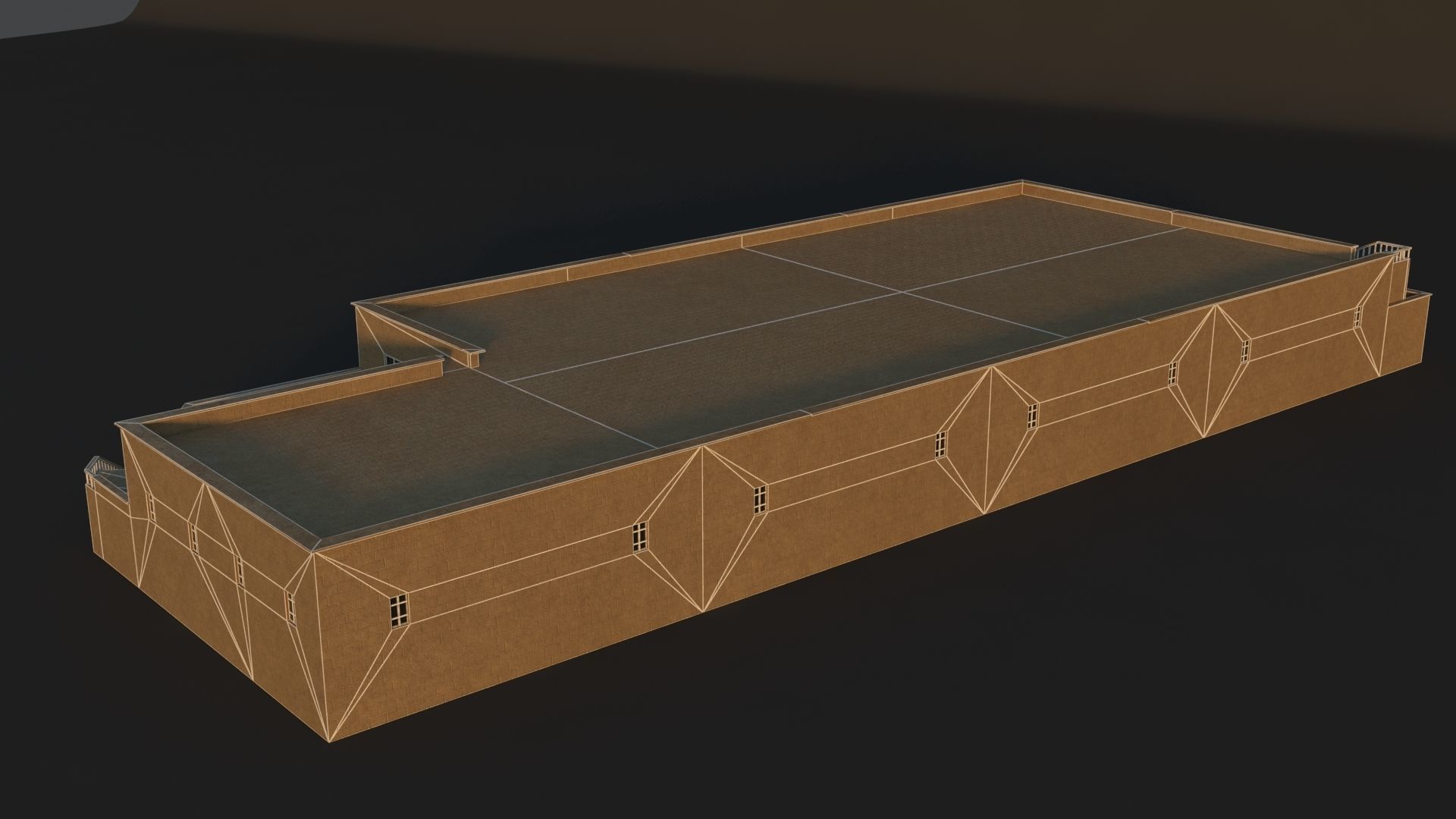 36 Mardin Old Houses Set Buildings 3D model Low-poly 3D model_145