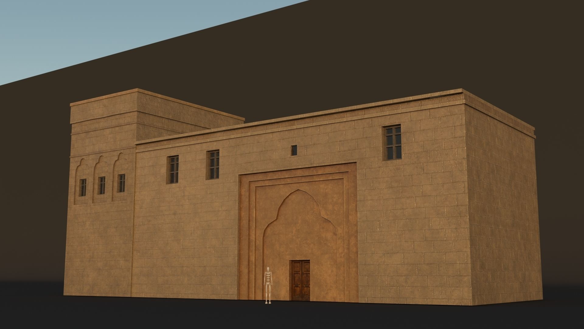 36 Mardin Old Houses Set Buildings 3D model Low-poly 3D model_68