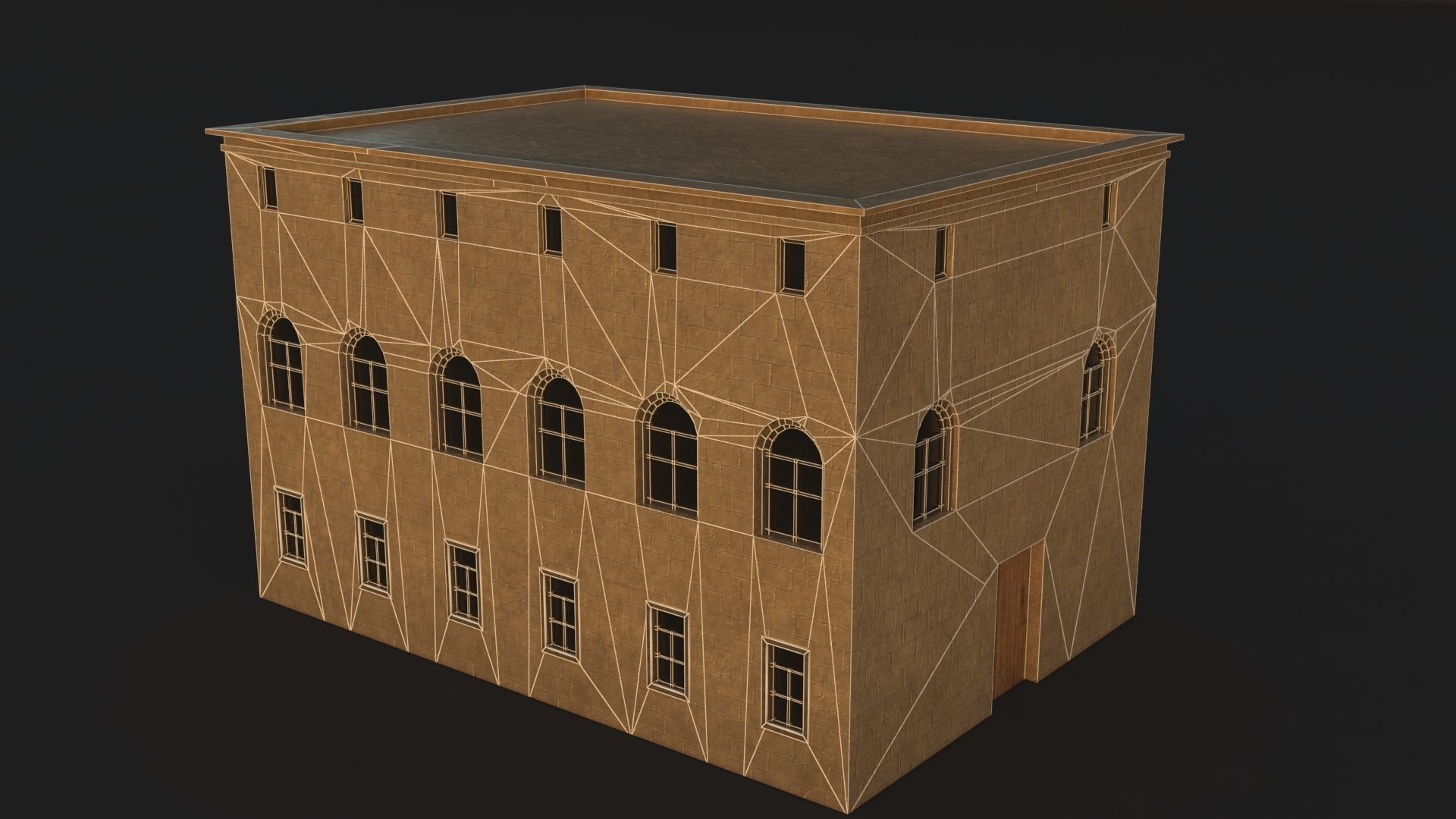 36 Mardin Old Houses Set Buildings 3D model Low-poly 3D model_11
