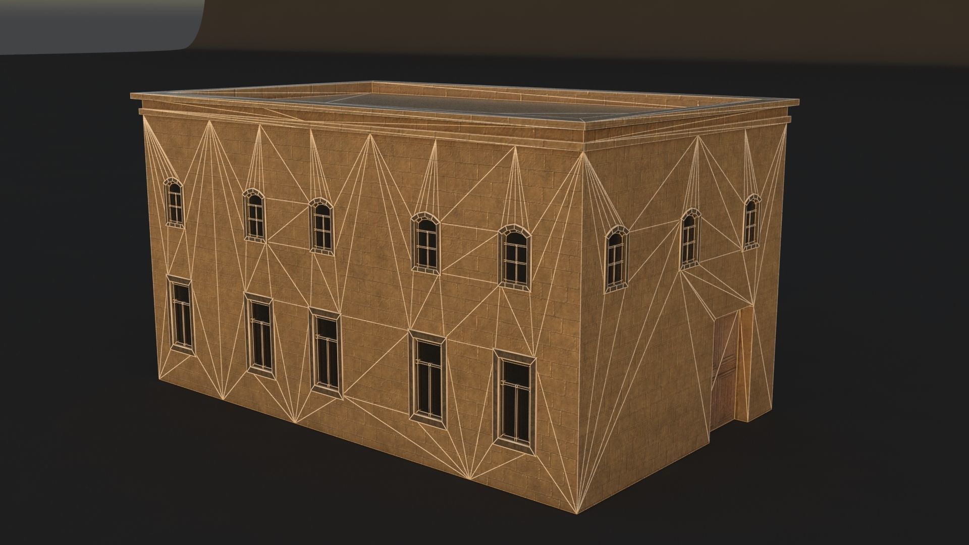 36 Mardin Old Houses Set Buildings 3D model Low-poly 3D model_14