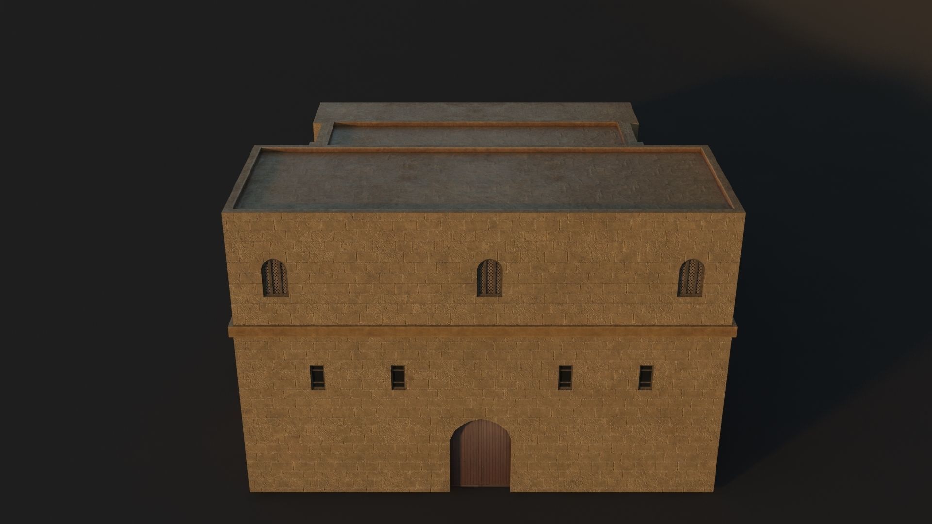 36 Mardin Old Houses Set Buildings 3D model Low-poly 3D model_97