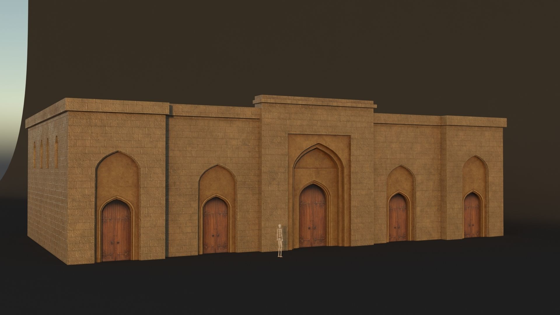 36 Mardin Old Houses Set Buildings 3D model Low-poly 3D model_48