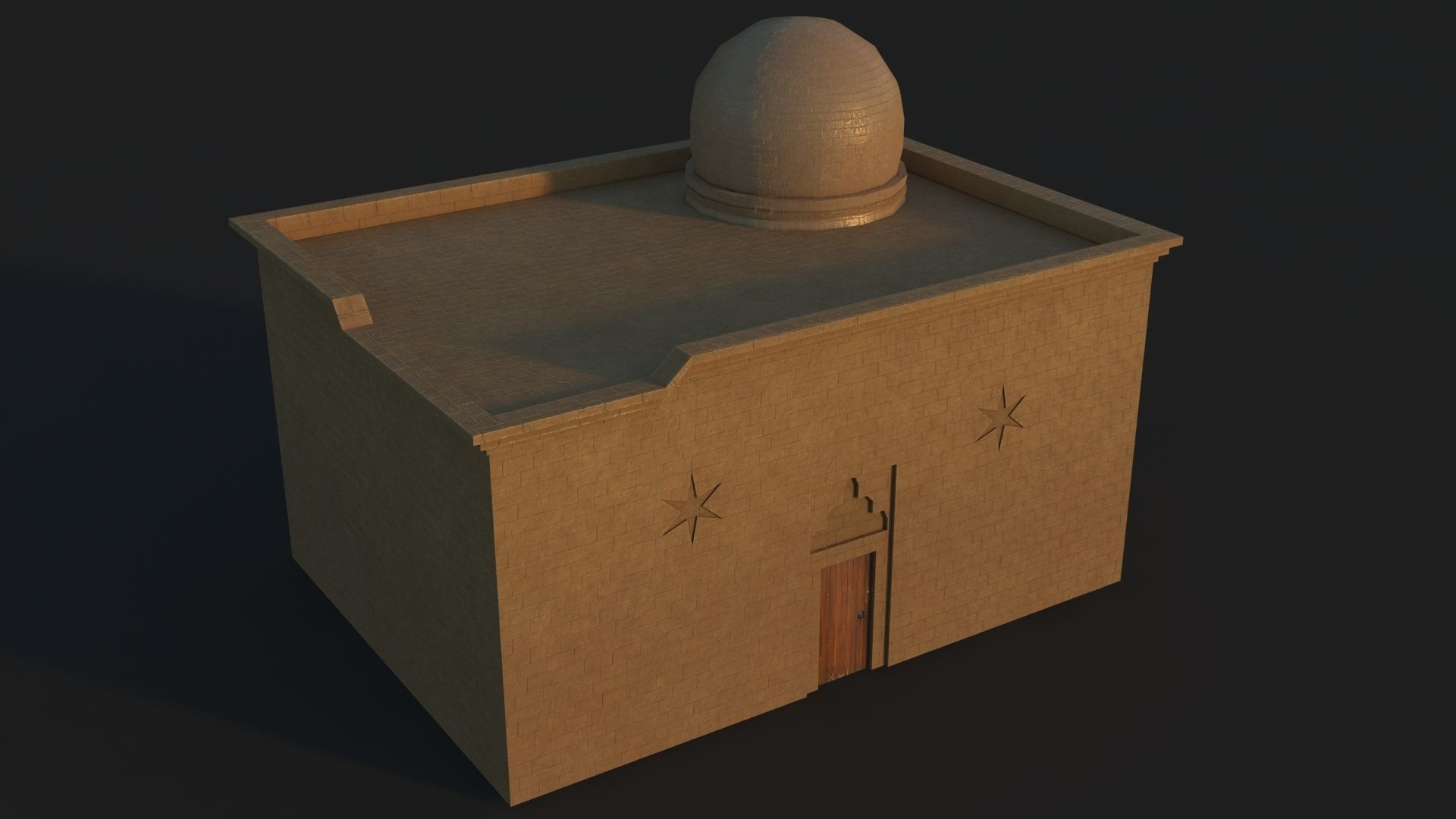 36 Mardin Old Houses Set Buildings 3D model Low-poly 3D model_120