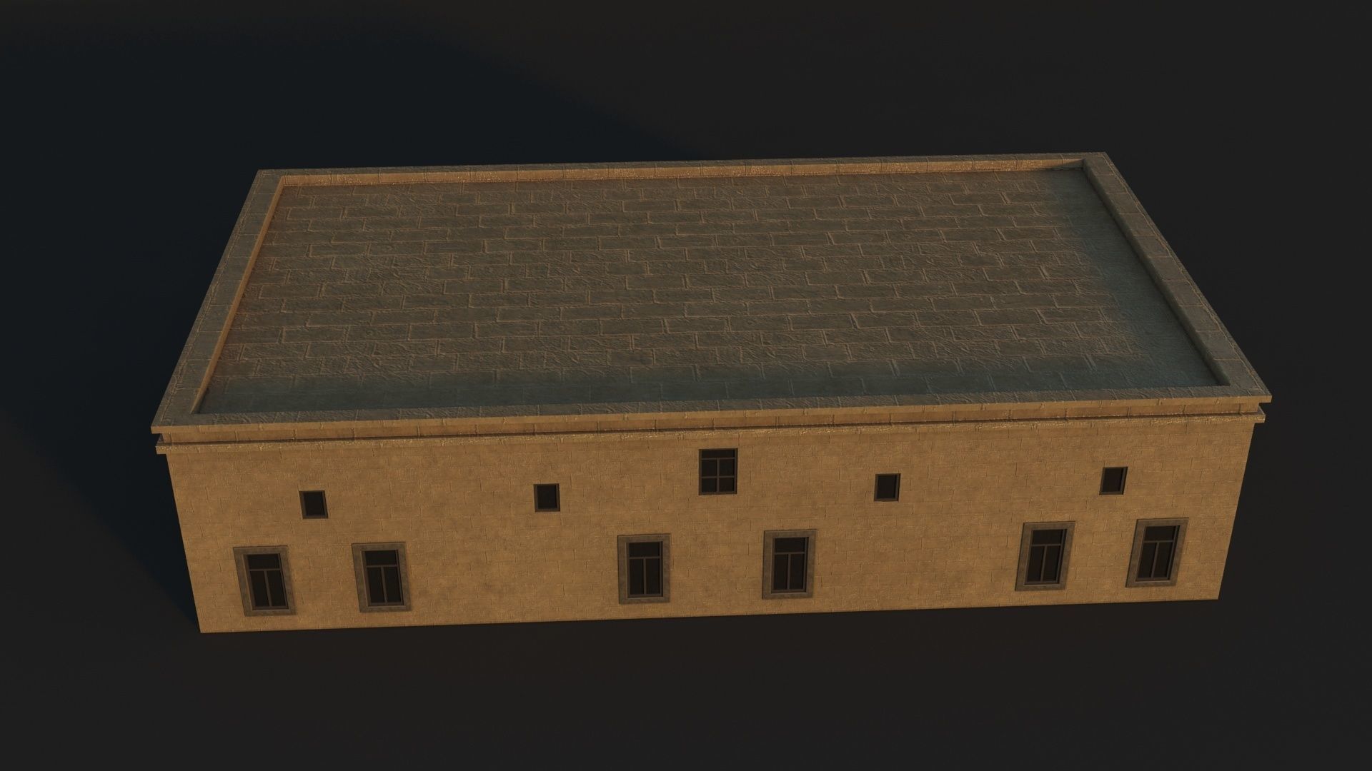 36 Mardin Old Houses Set Buildings 3D model Low-poly 3D model_6