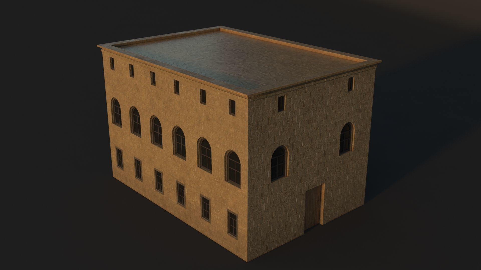 36 Mardin Old Houses Set Buildings 3D model Low-poly 3D model_8