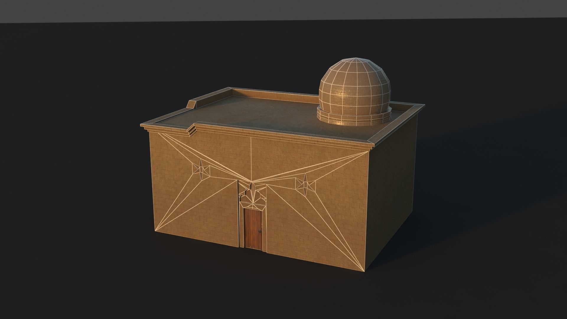 36 Mardin Old Houses Set Buildings 3D model Low-poly 3D model_119