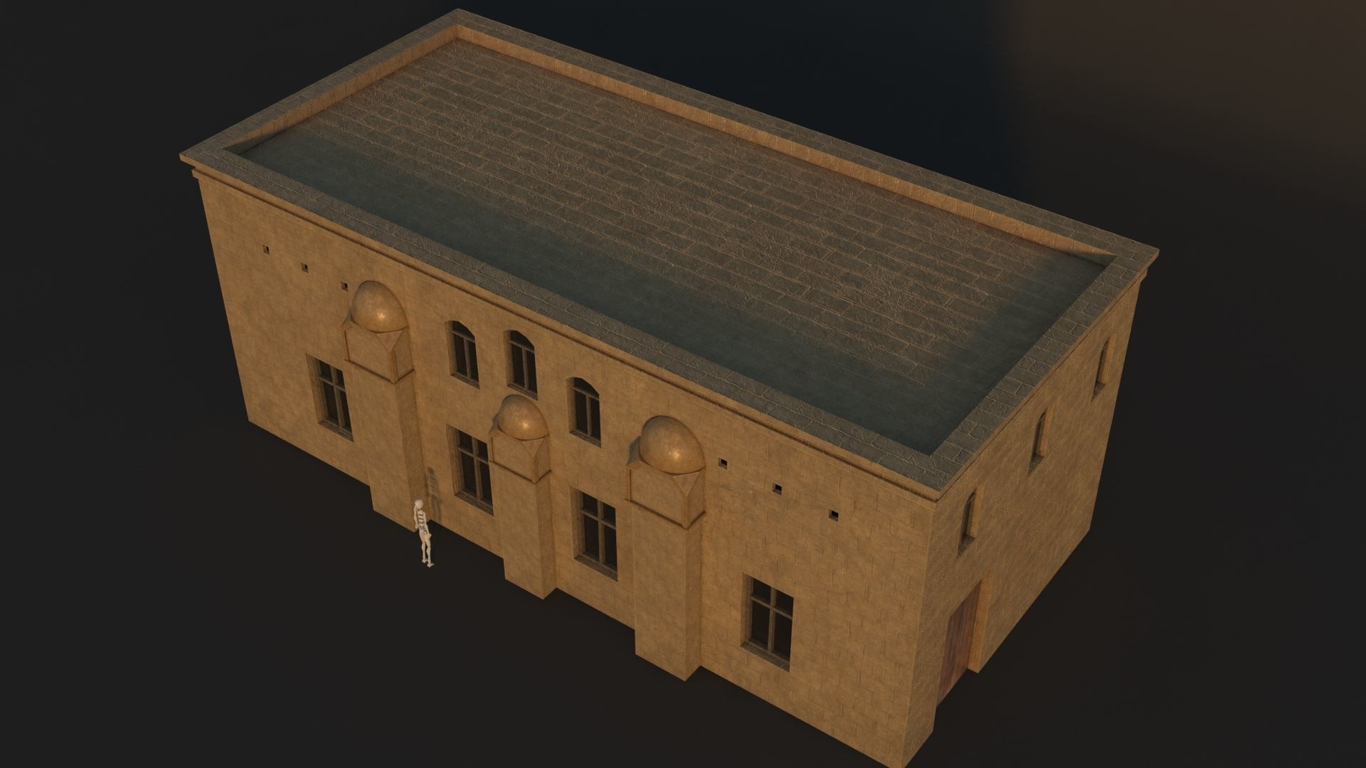 36 Mardin Old Houses Set Buildings 3D model Low-poly 3D model_35