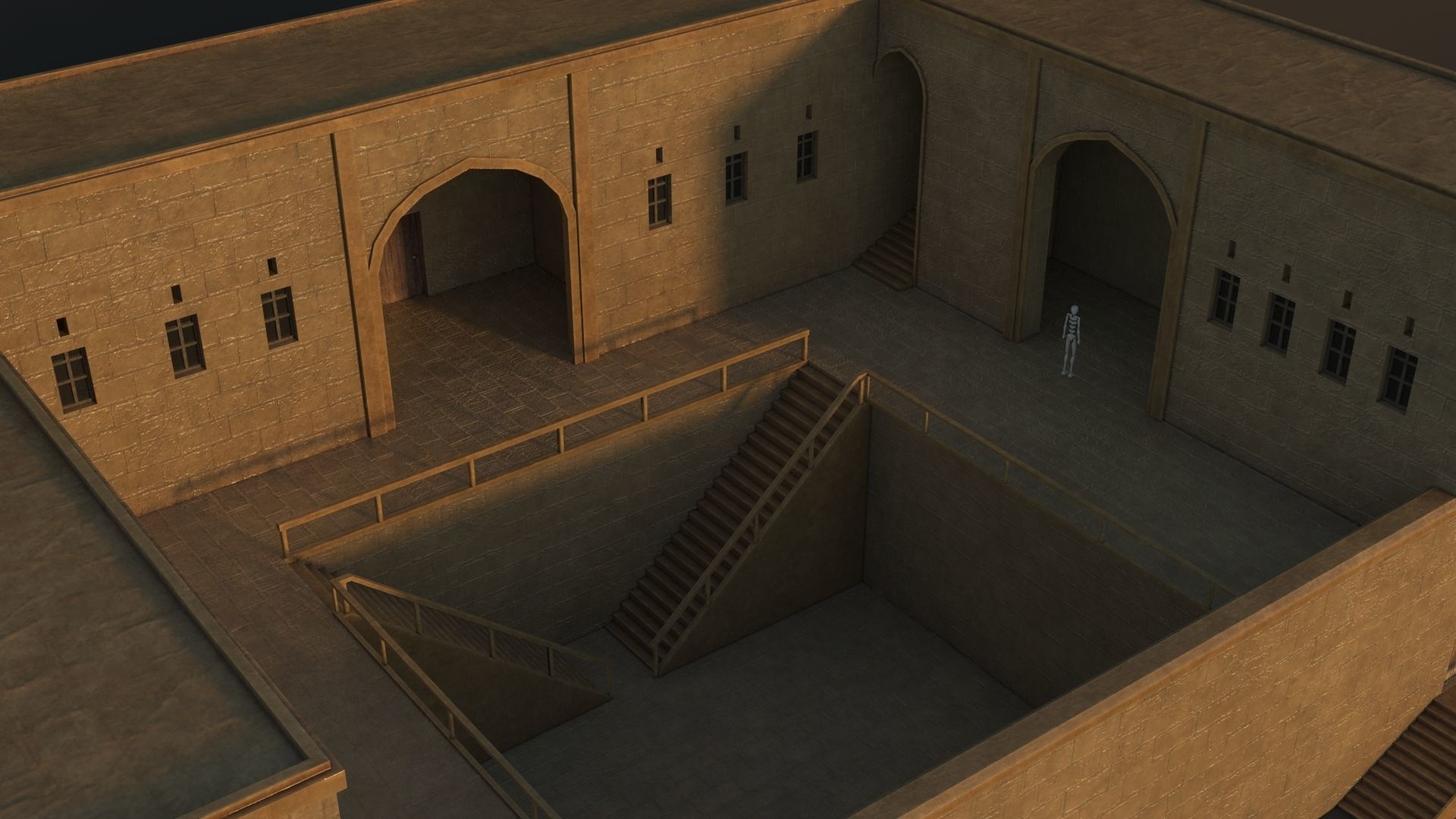 36 Mardin Old Houses Set Buildings 3D model Low-poly 3D model_59