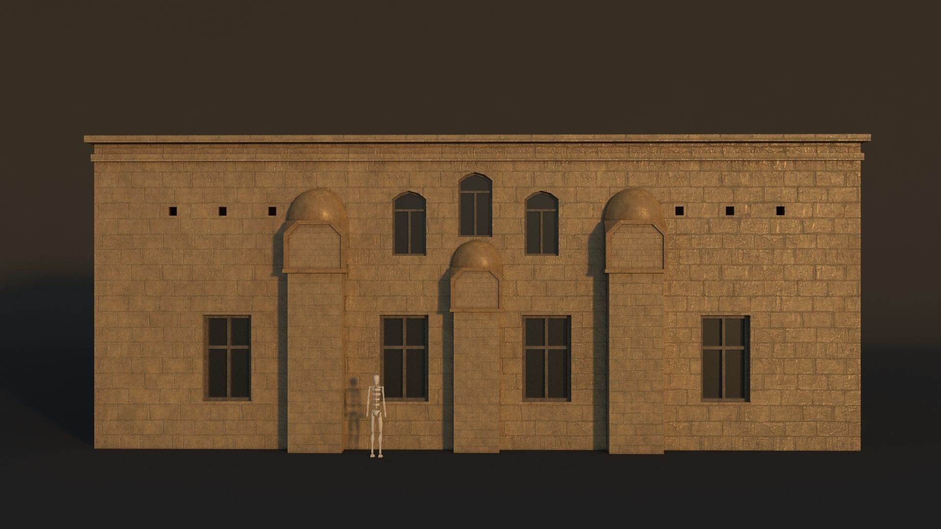 36 Mardin Old Houses Set Buildings 3D model Low-poly 3D model_34