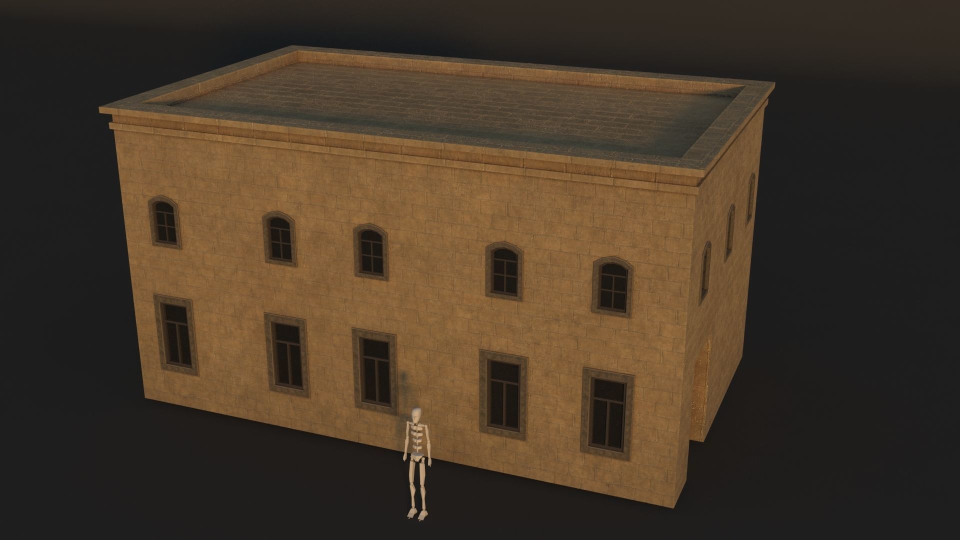 36 Mardin Old Houses Set Buildings 3D model Low-poly 3D model_12