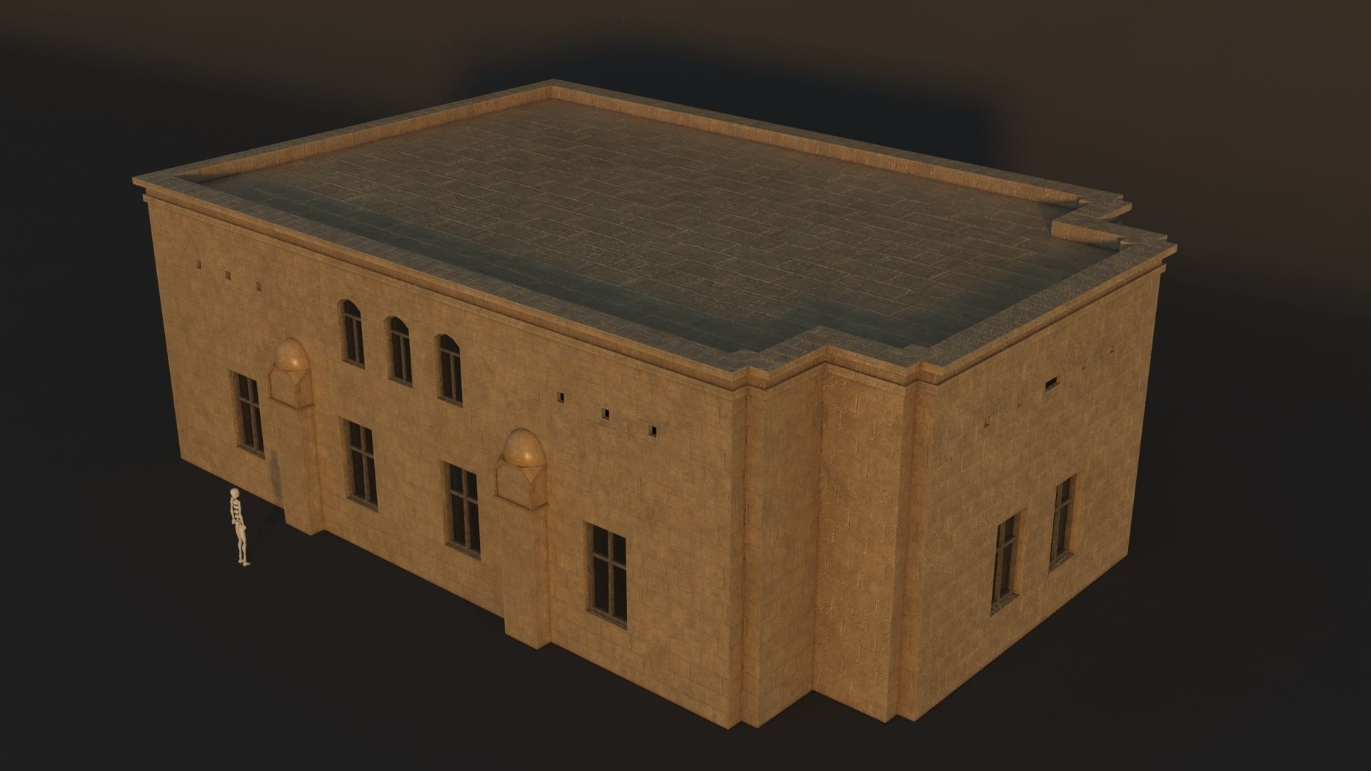 36 Mardin Old Houses Set Buildings 3D model Low-poly 3D model_40