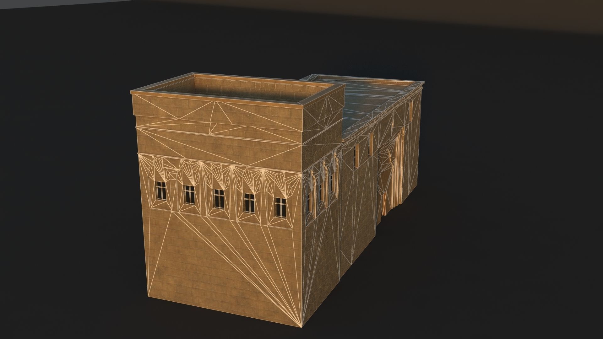 36 Mardin Old Houses Set Buildings 3D model Low-poly 3D model_69