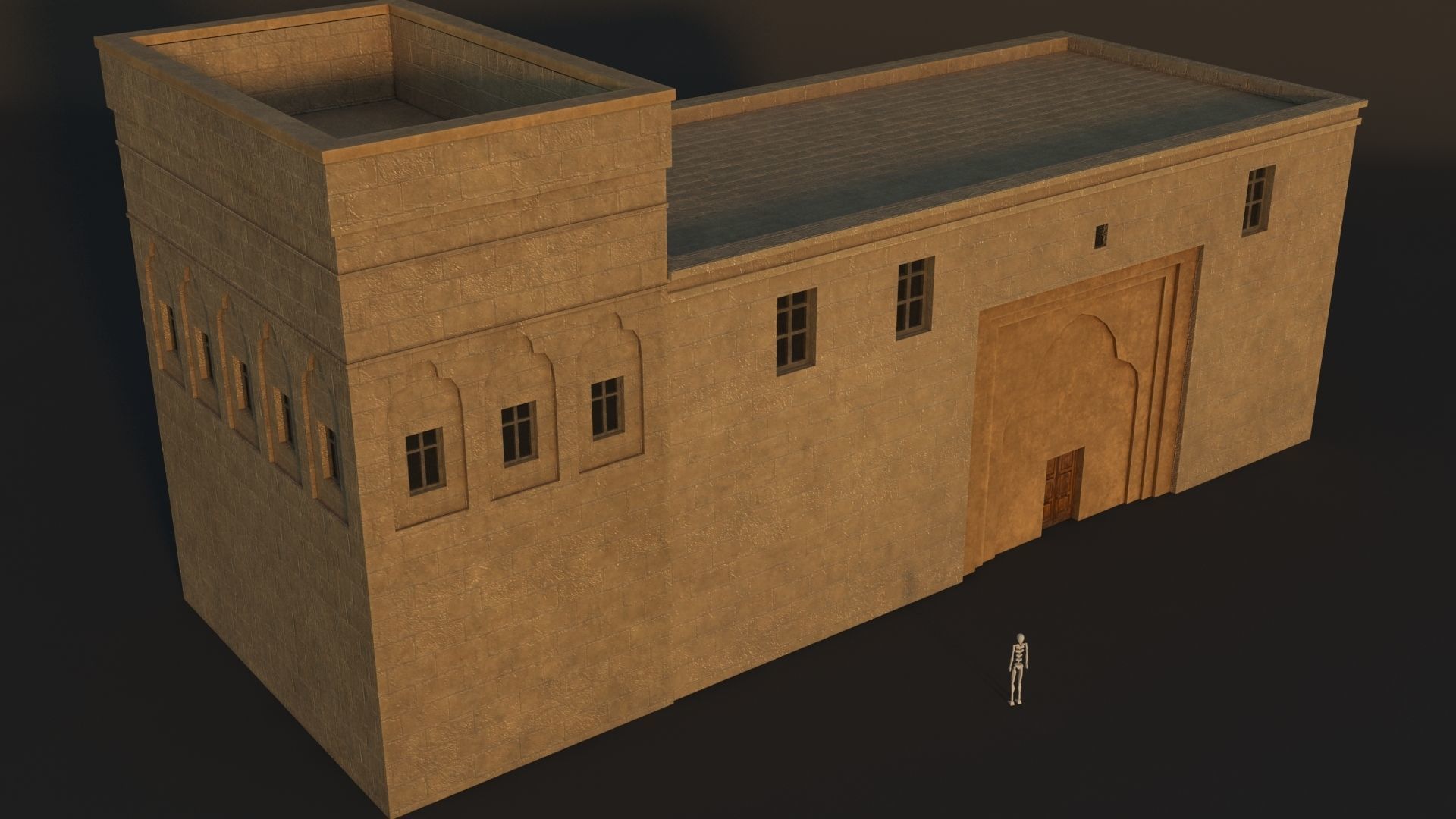 36 Mardin Old Houses Set Buildings 3D model Low-poly 3D model_65